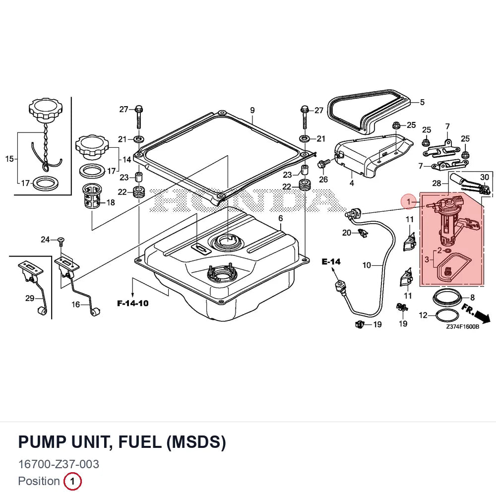 PUMP UNIT, FUEL (MSDS)