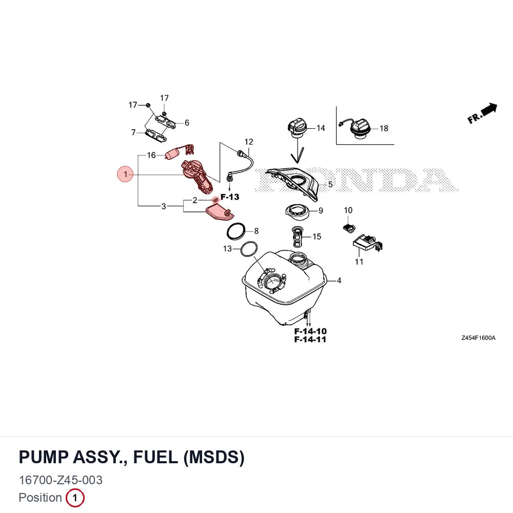 PUMP ASSY., FUEL (MSDS)