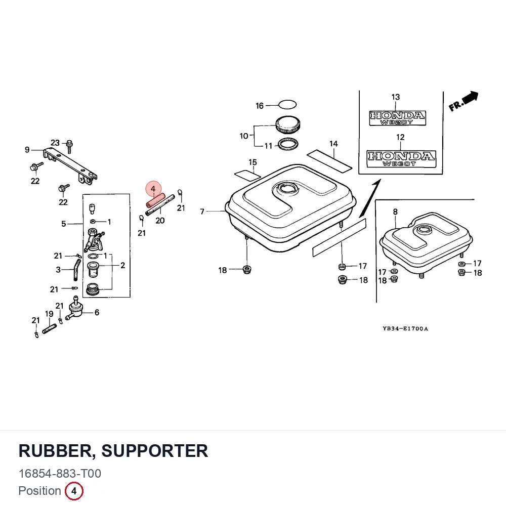 RUBBER, SUPPORTER