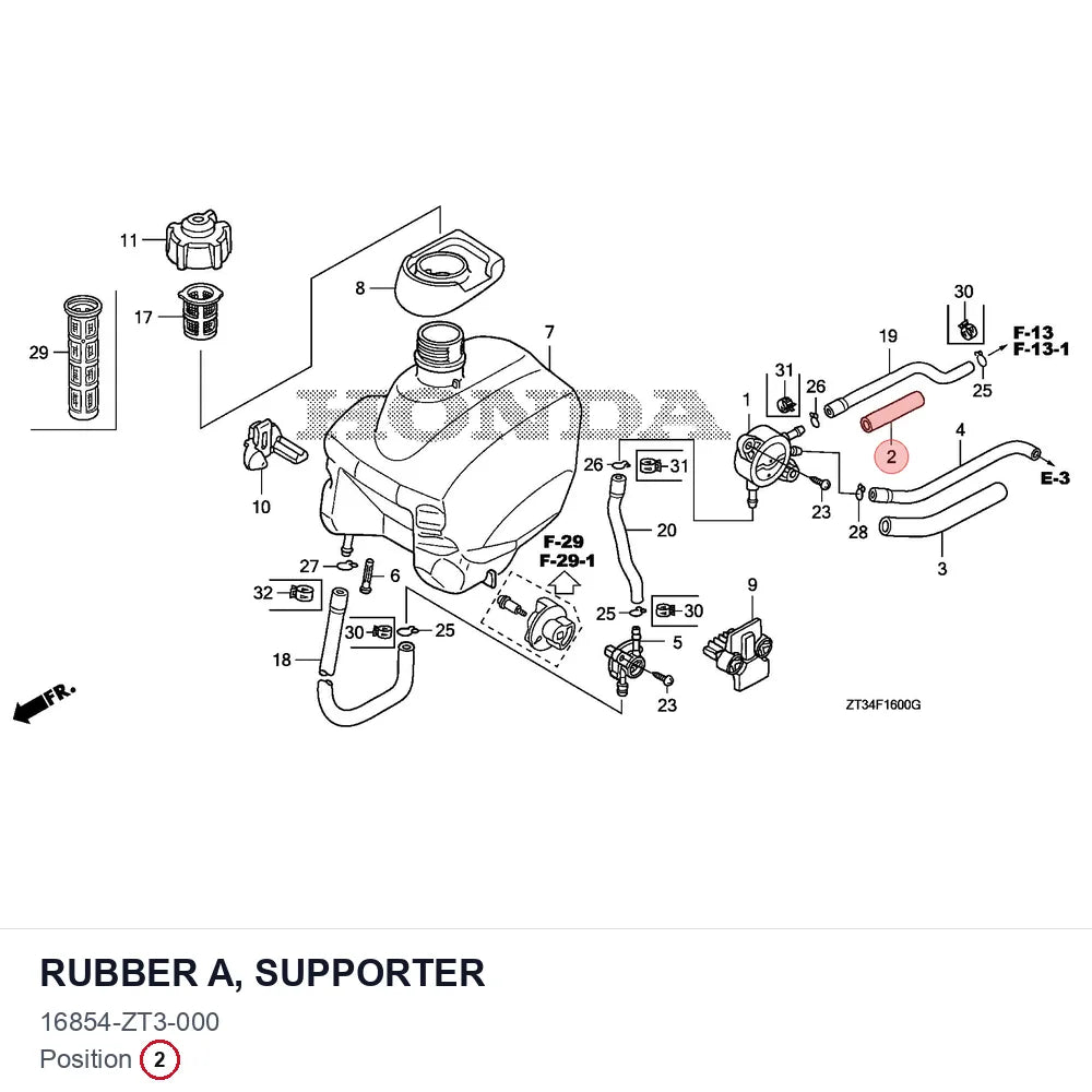 RUBBER A, SUPPORTER