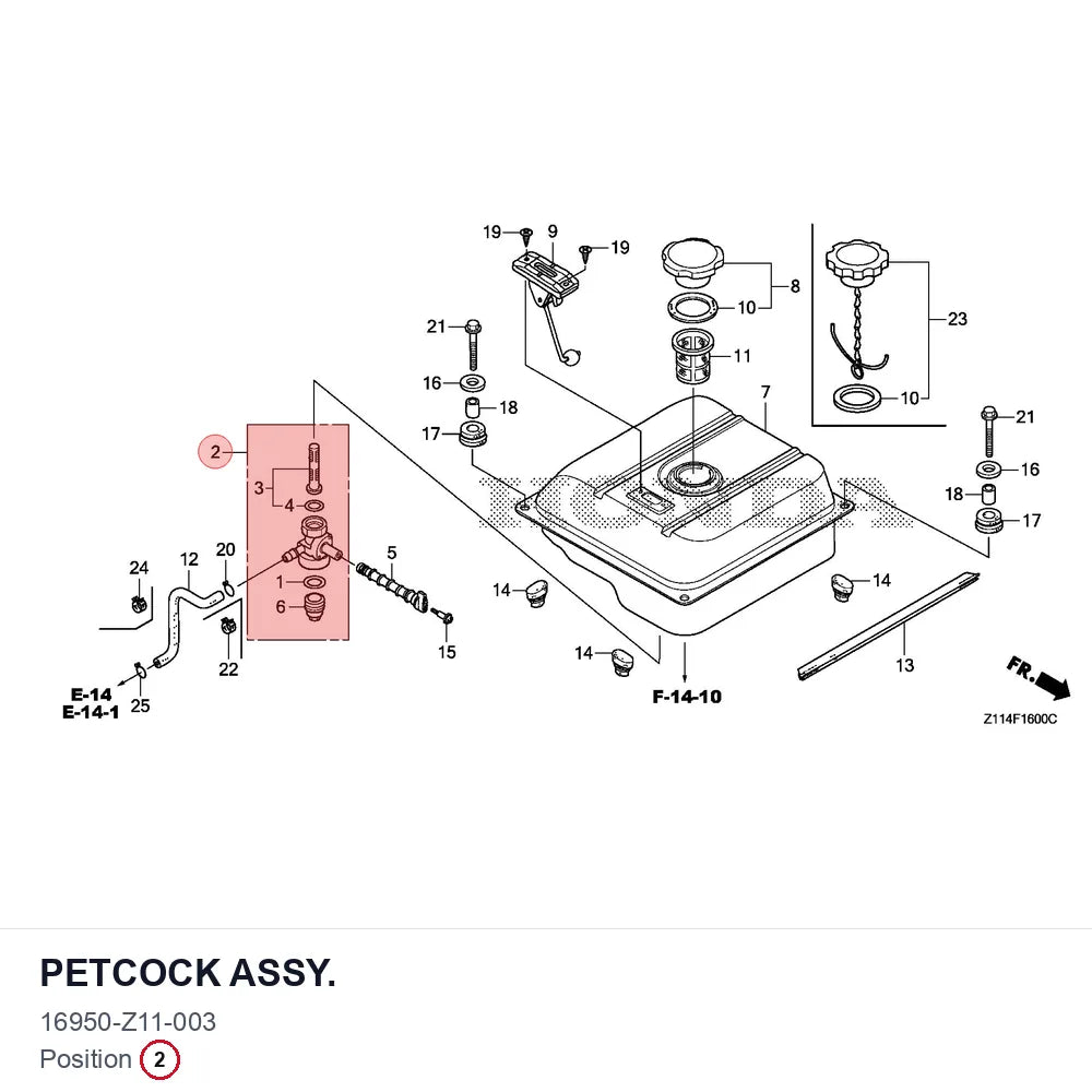 PETCOCK ASSY.