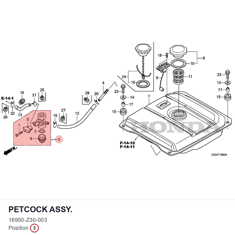 PETCOCK ASSY.