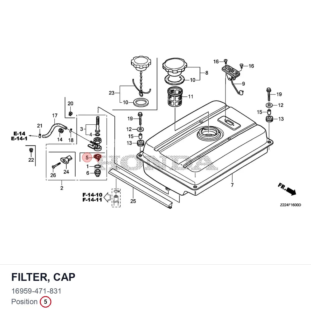 Filter, Cap