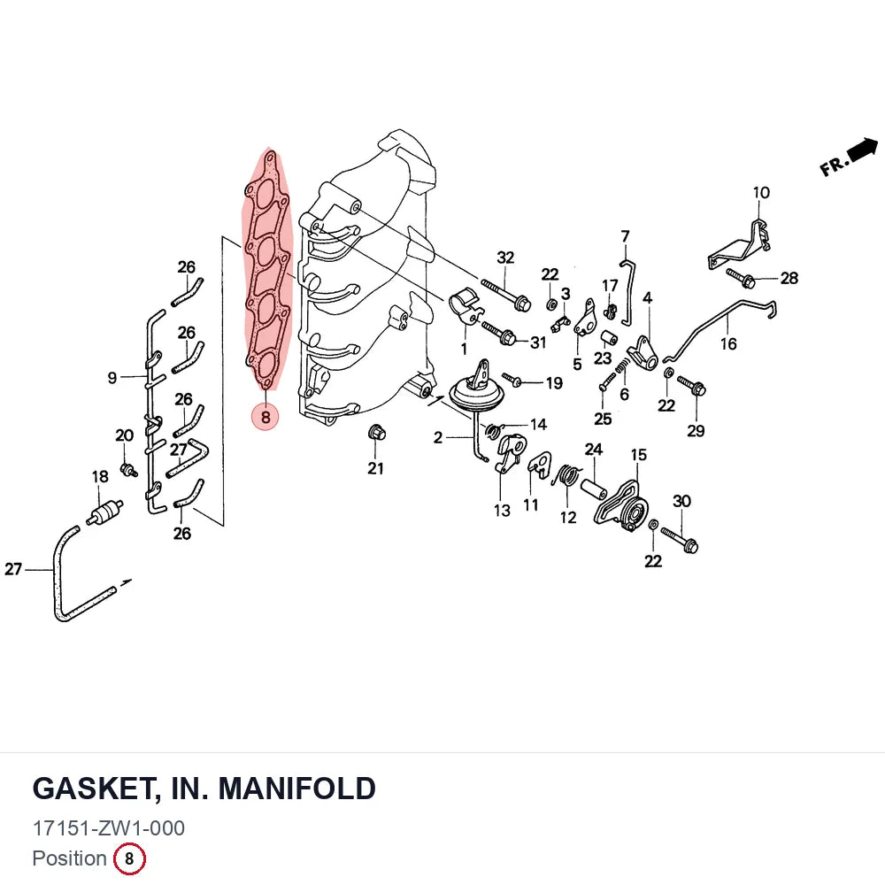 GASKET, IN. MANIFOLD