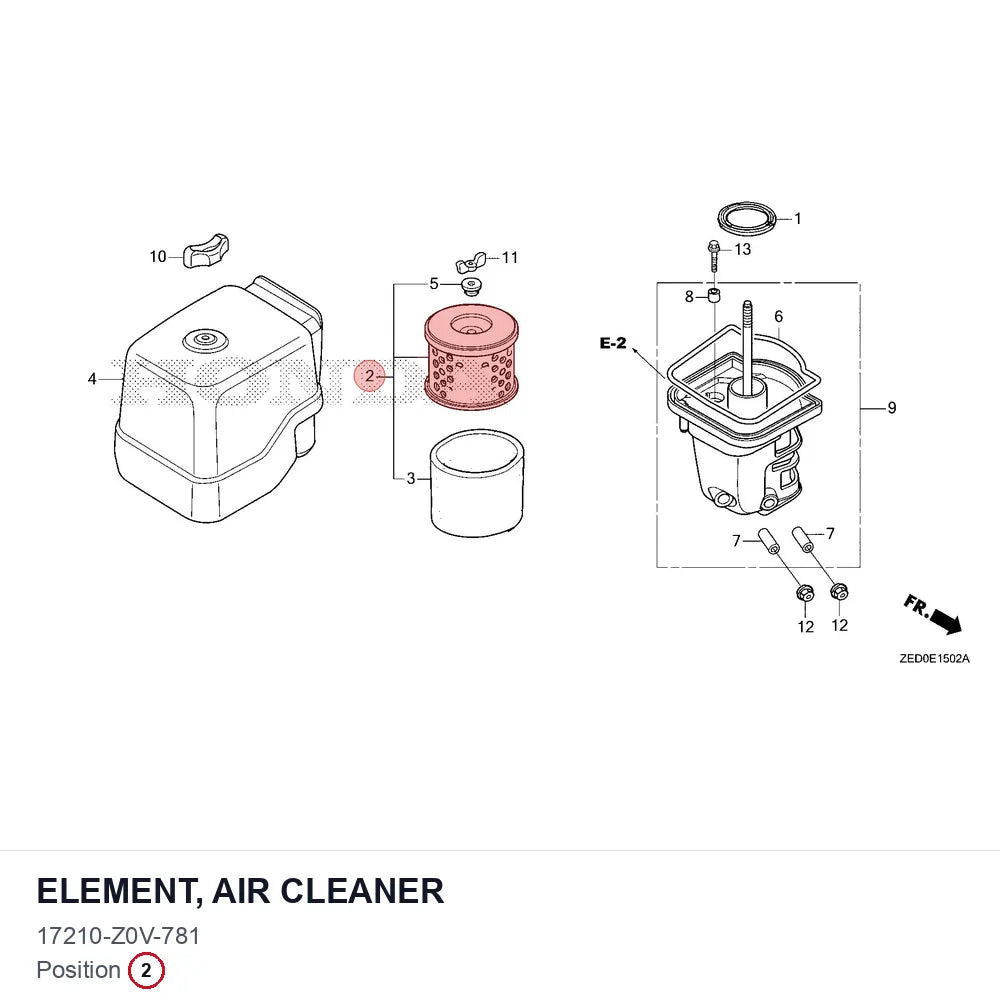 ELEMENT, AIR CLEANER