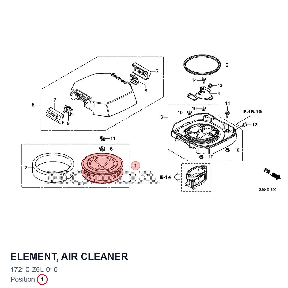 ELEMENT, AIR CLEANER