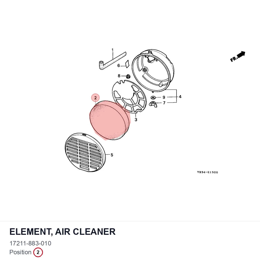 ELEMENT, AIR CLEANER