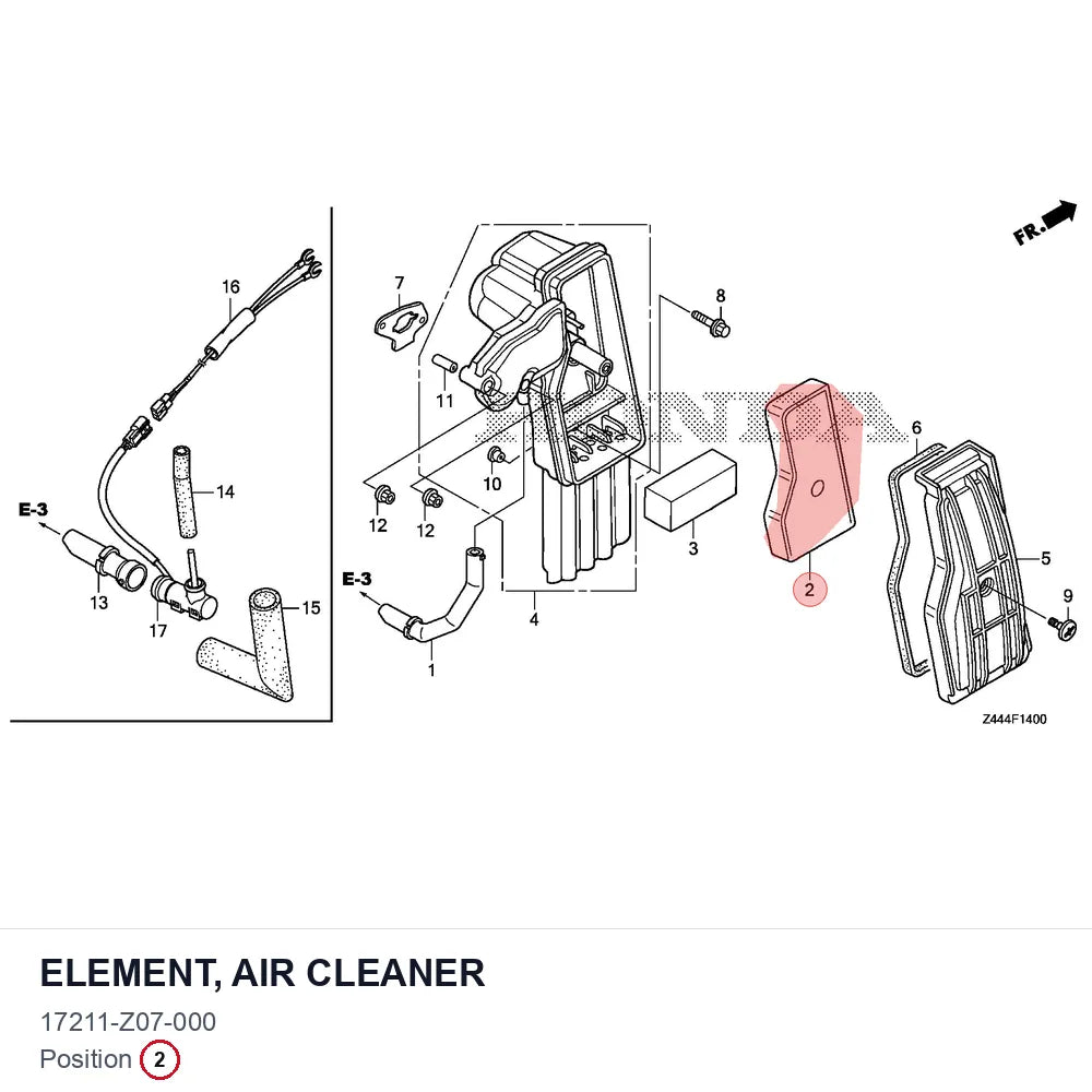 ELEMENT, AIR CLEANER