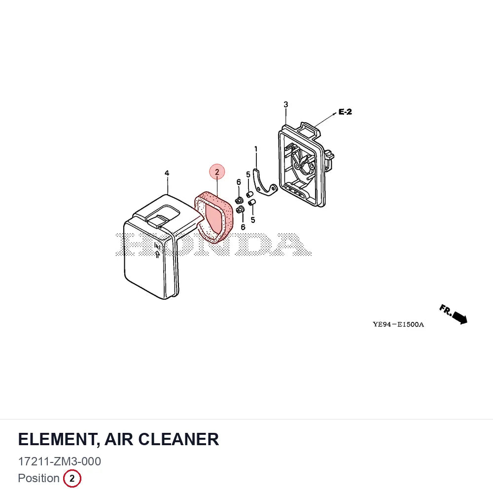 ELEMENT, AIR CLEANER
