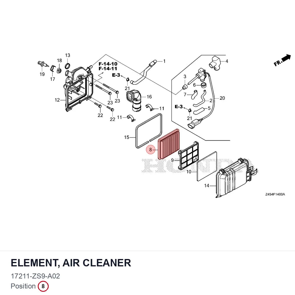 ELEMENT, AIR CLEANER