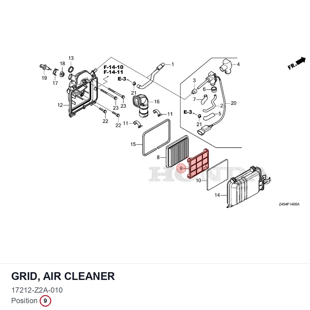 GRID, AIR CLEANER