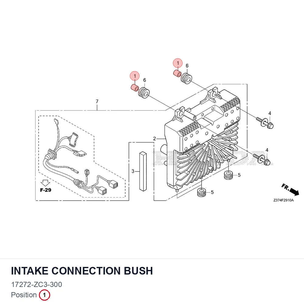 Intake Connection Bush
