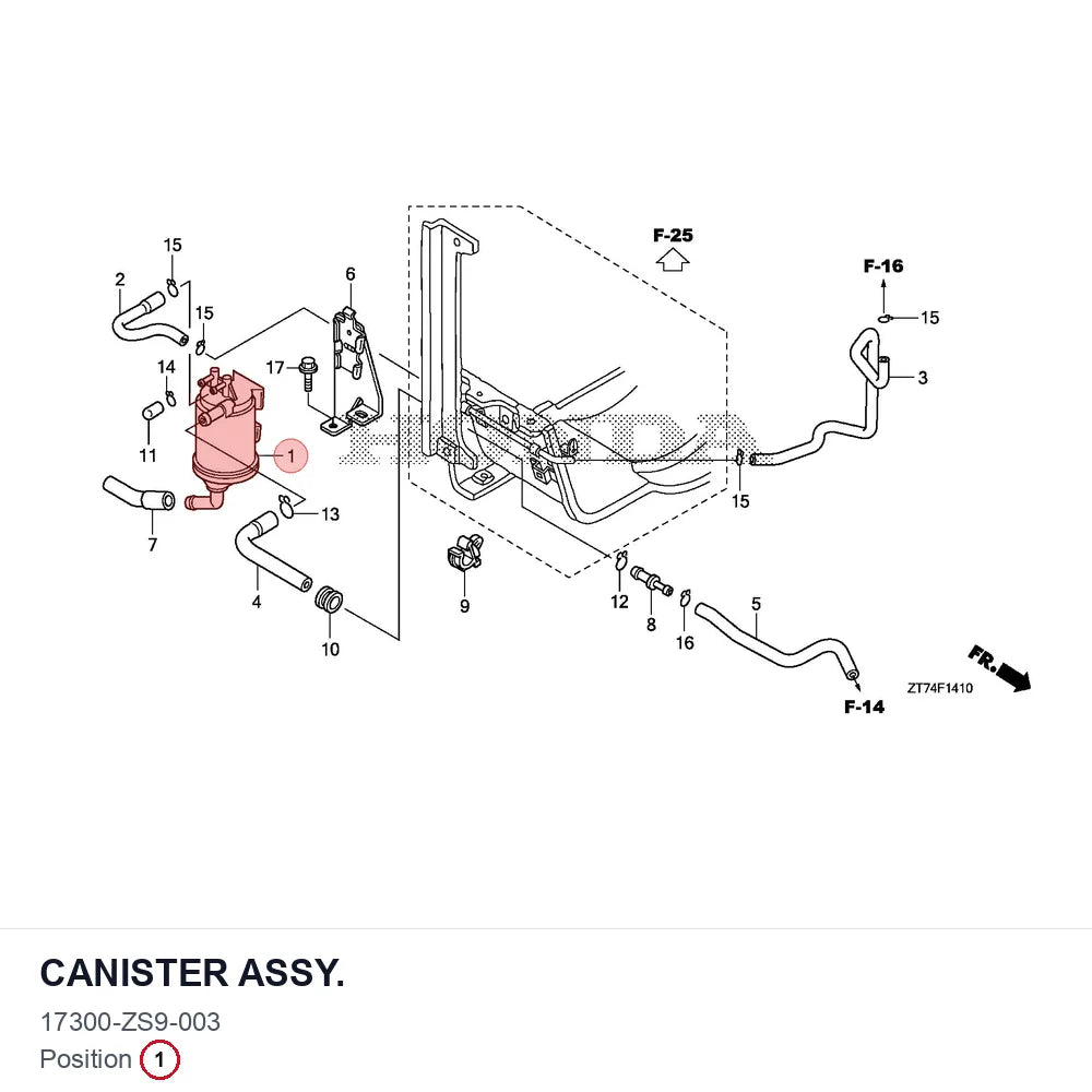 CANISTER ASSY.