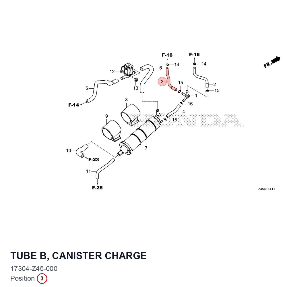 TUBE B, CANISTER CHARGE