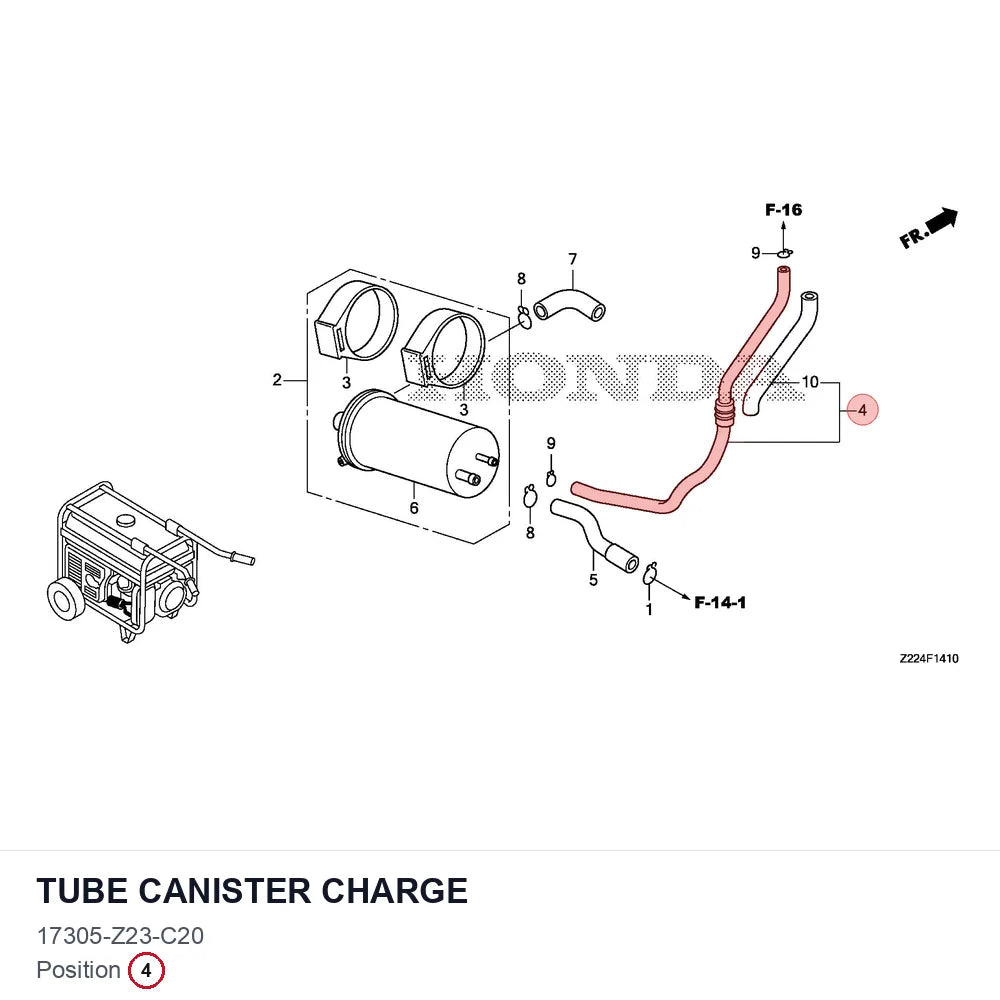 TUBE CANISTER CHARGE