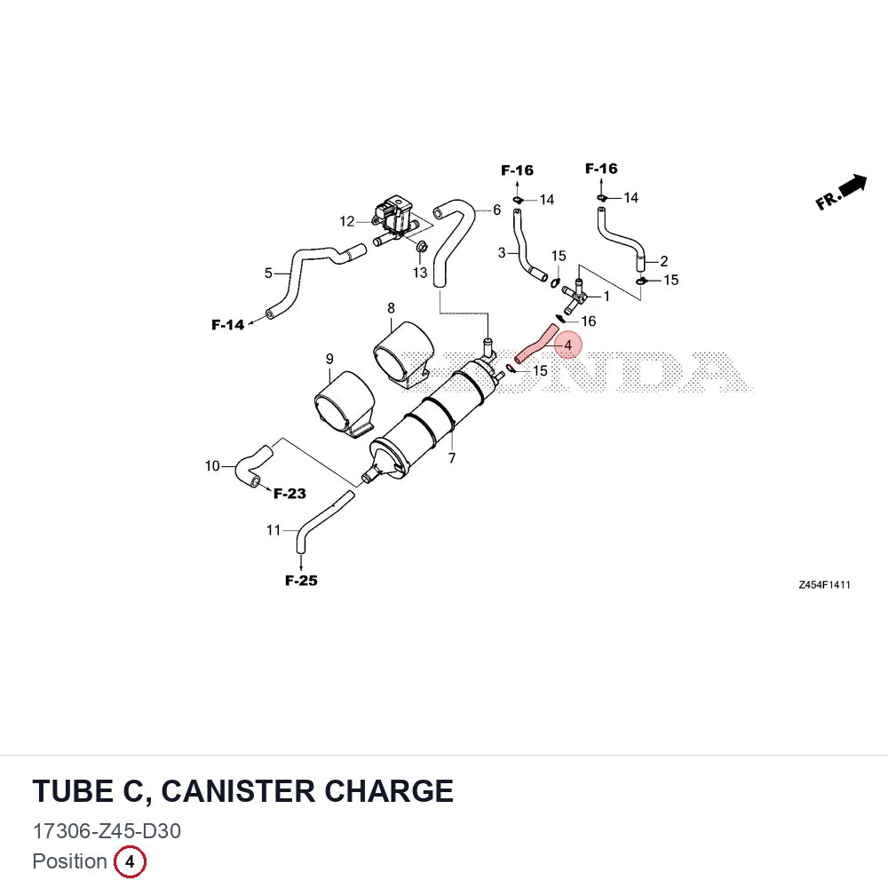 TUBE C, CANISTER CHARGE
