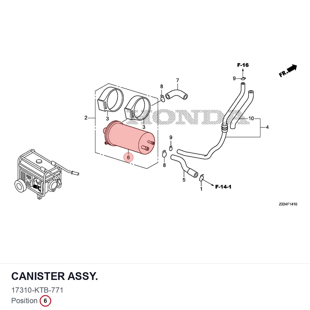 CANISTER ASSY.