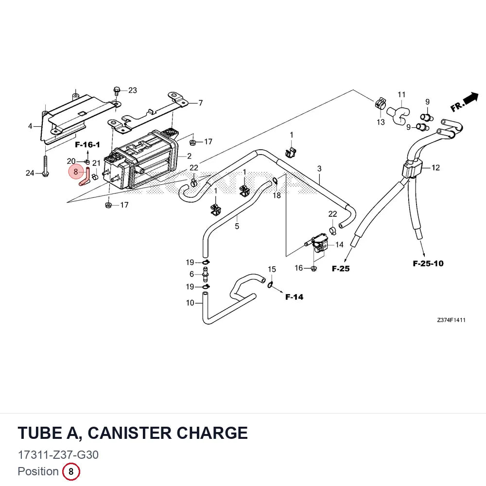 TUBE A, CANISTER CHARGE