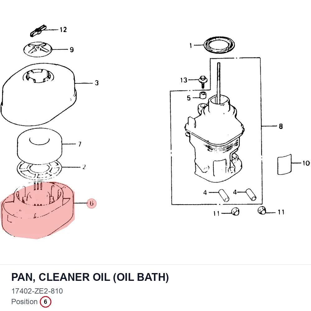 PAN, CLEANER OIL (OIL BATH)
