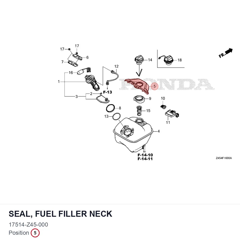 SEAL, FUEL FILLER NECK