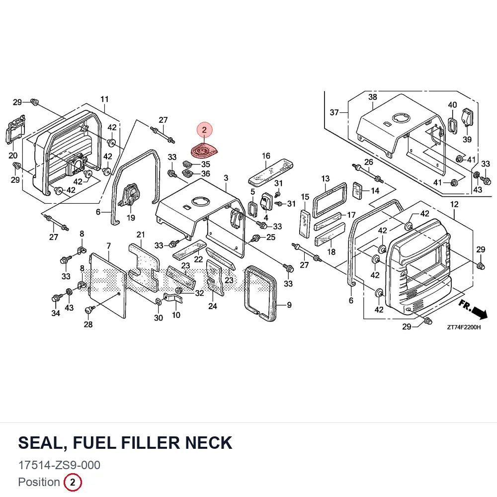 SEAL, FUEL FILLER NECK