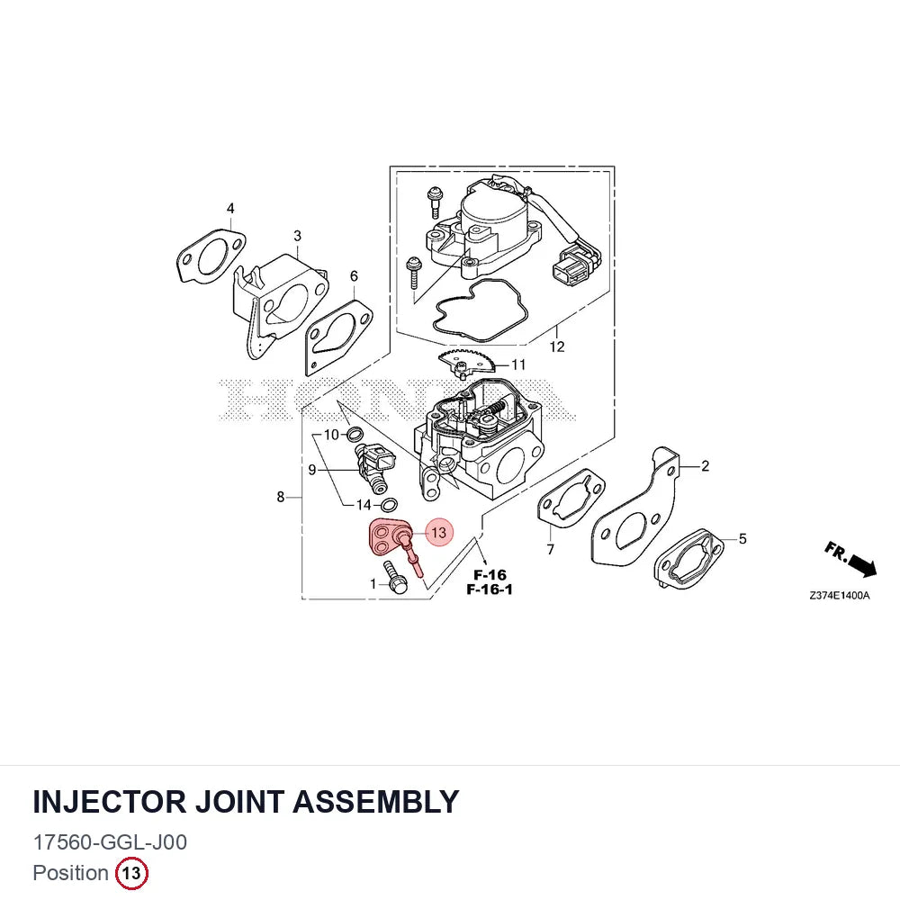Injector joint assembly