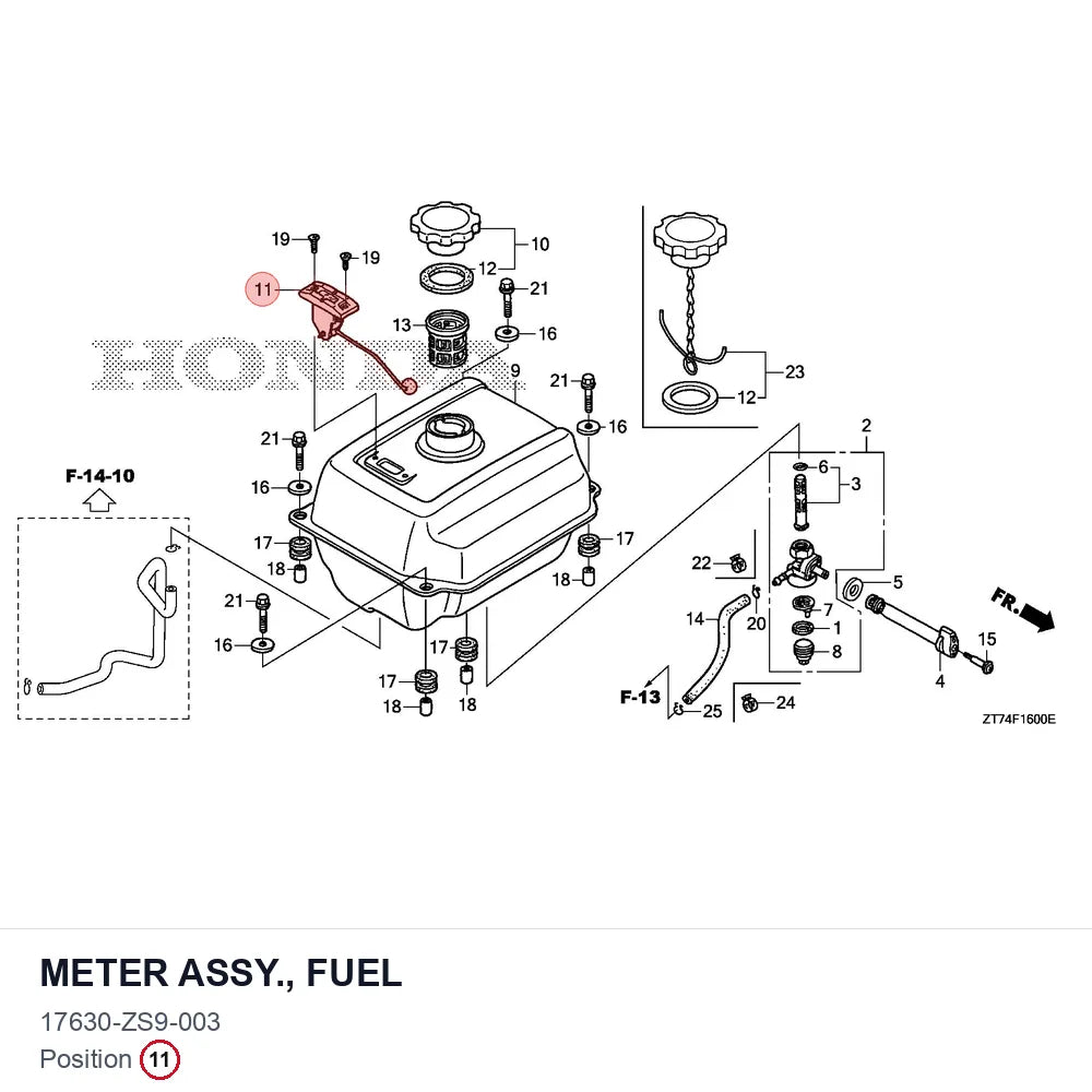 METER ASSY., FUEL