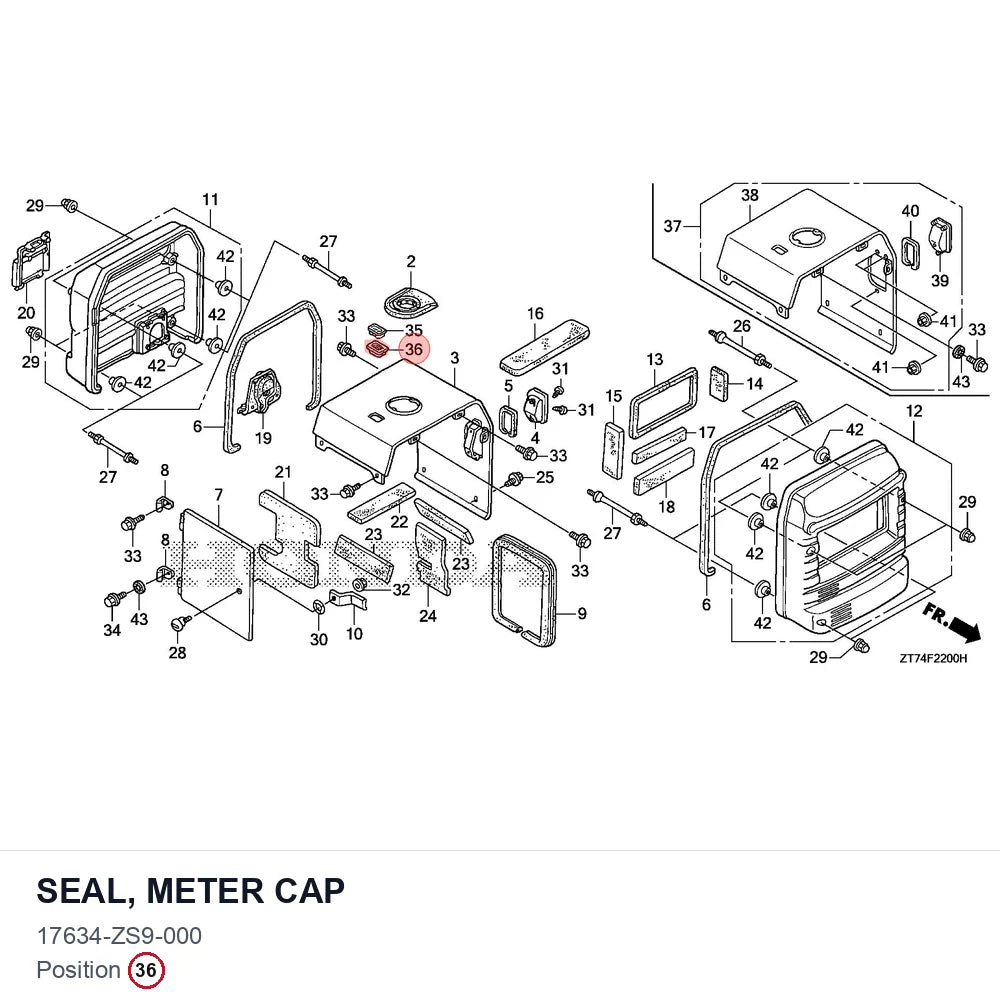 SEAL, METER CAP