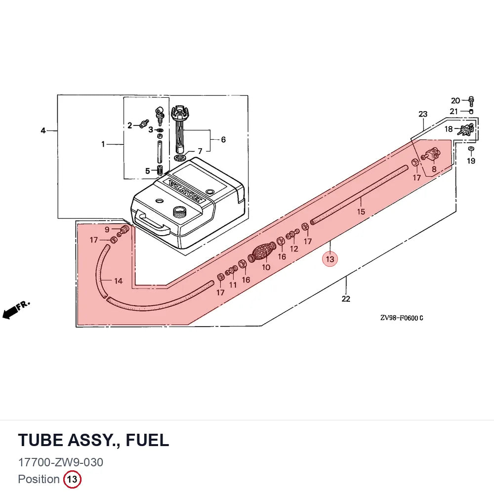 TUBE ASSY., FUEL