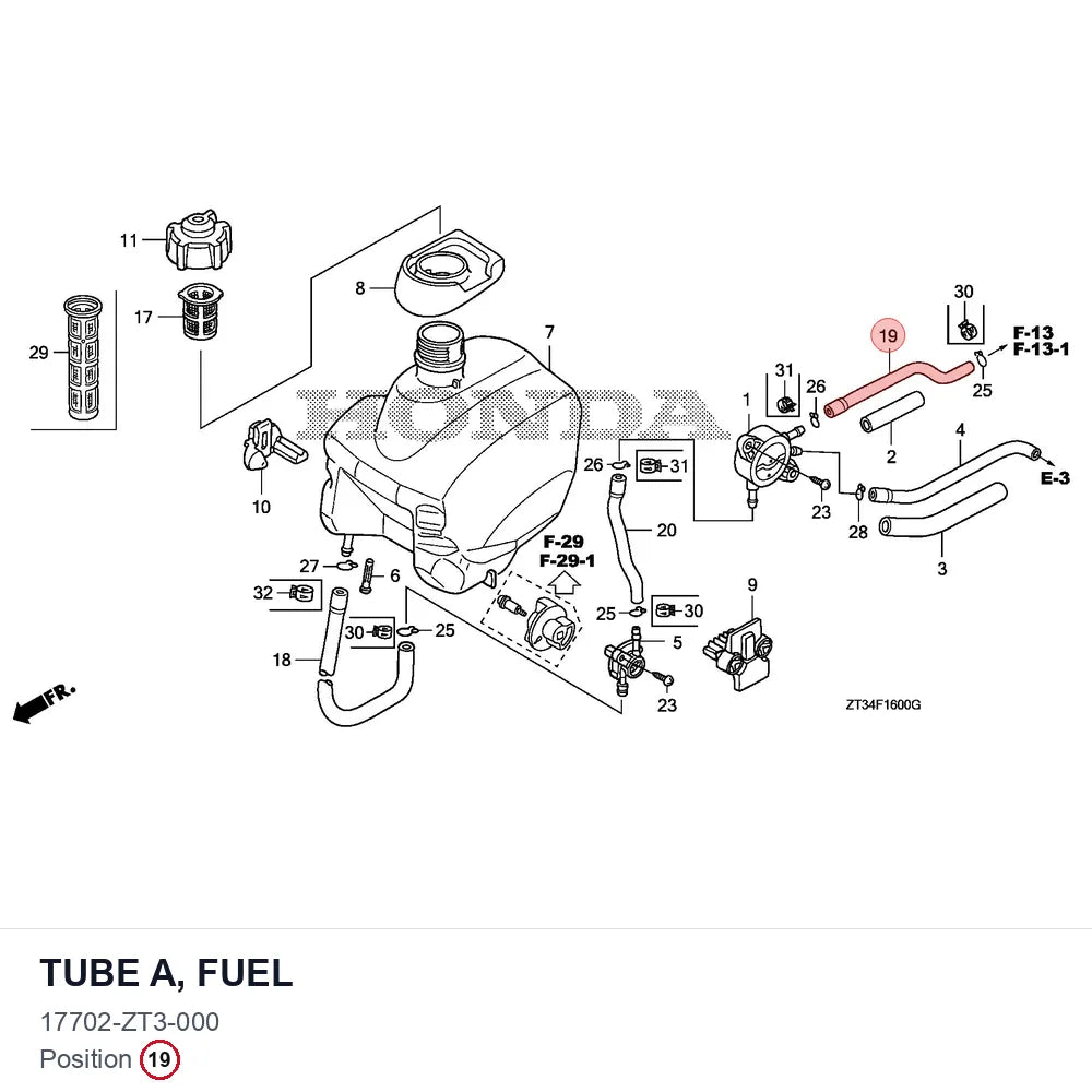 TUBE A, FUEL