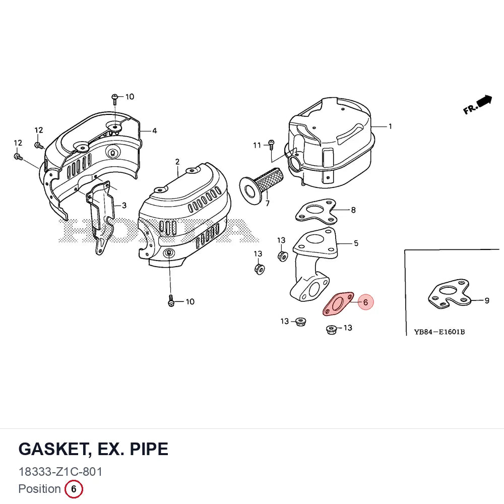 GASKET, EX. PIPE
