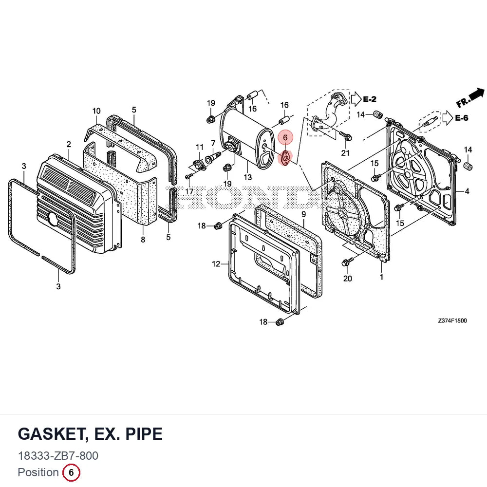 GASKET, EX. PIPE