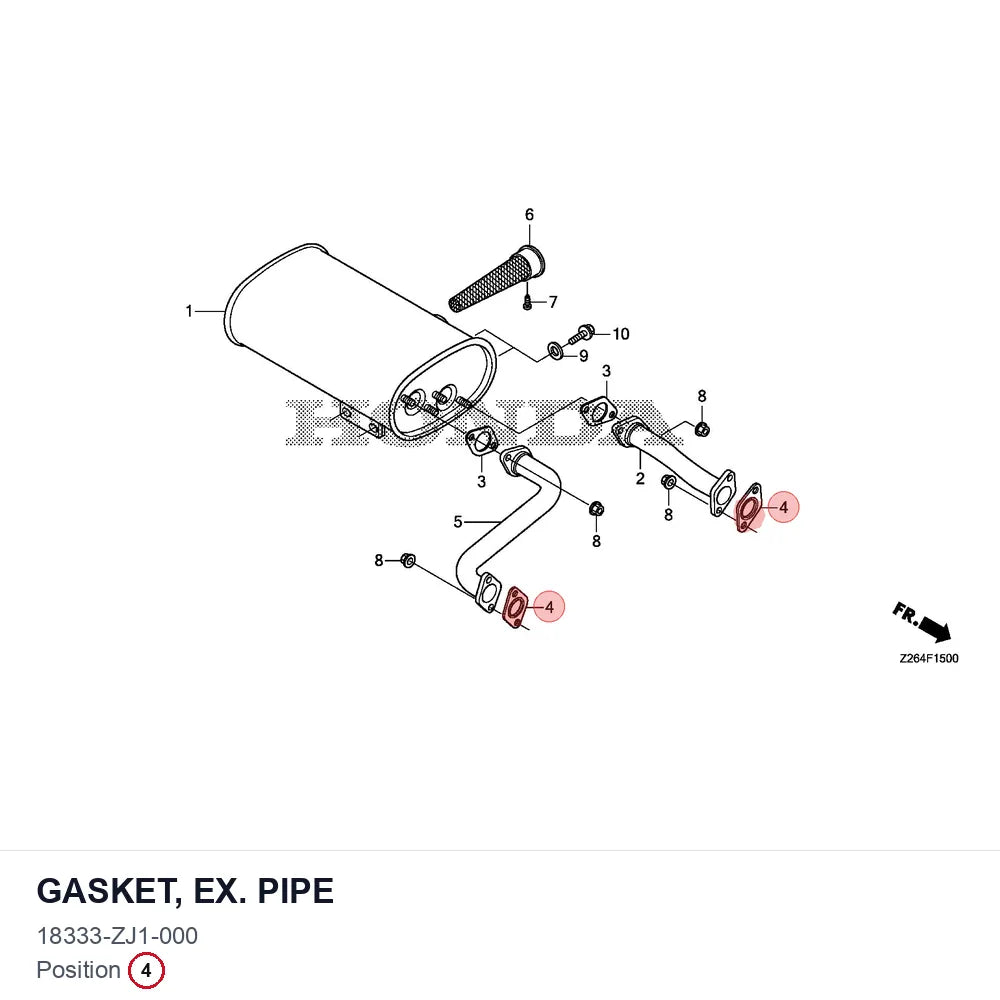 GASKET, EX. PIPE