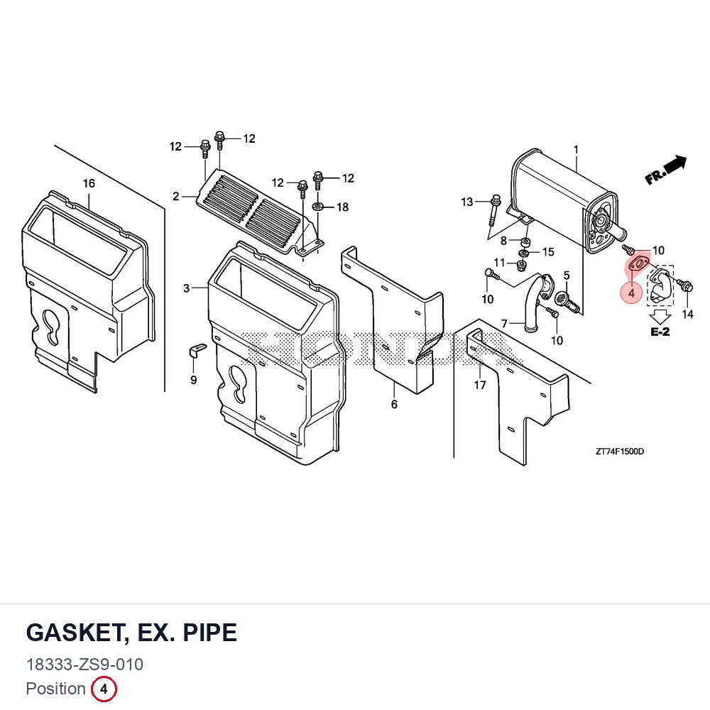 GASKET, EX. PIPE
