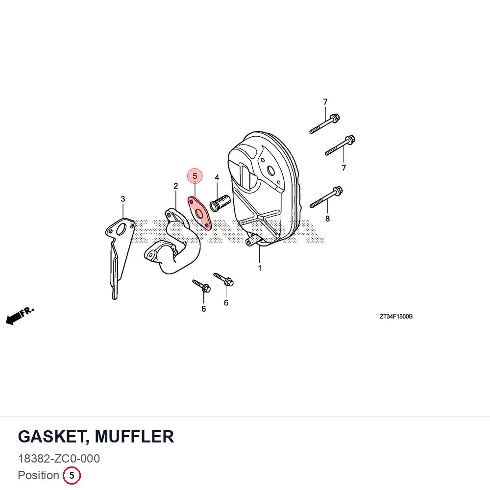 GASKET, MUFFLER