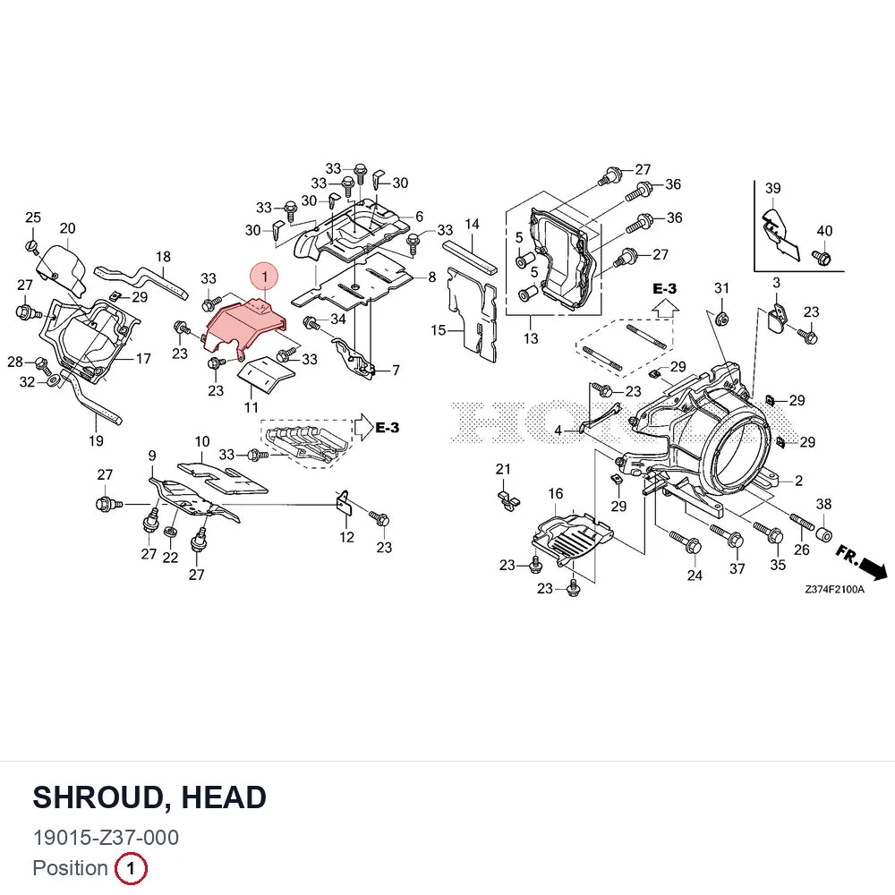 SHROUD, HEAD