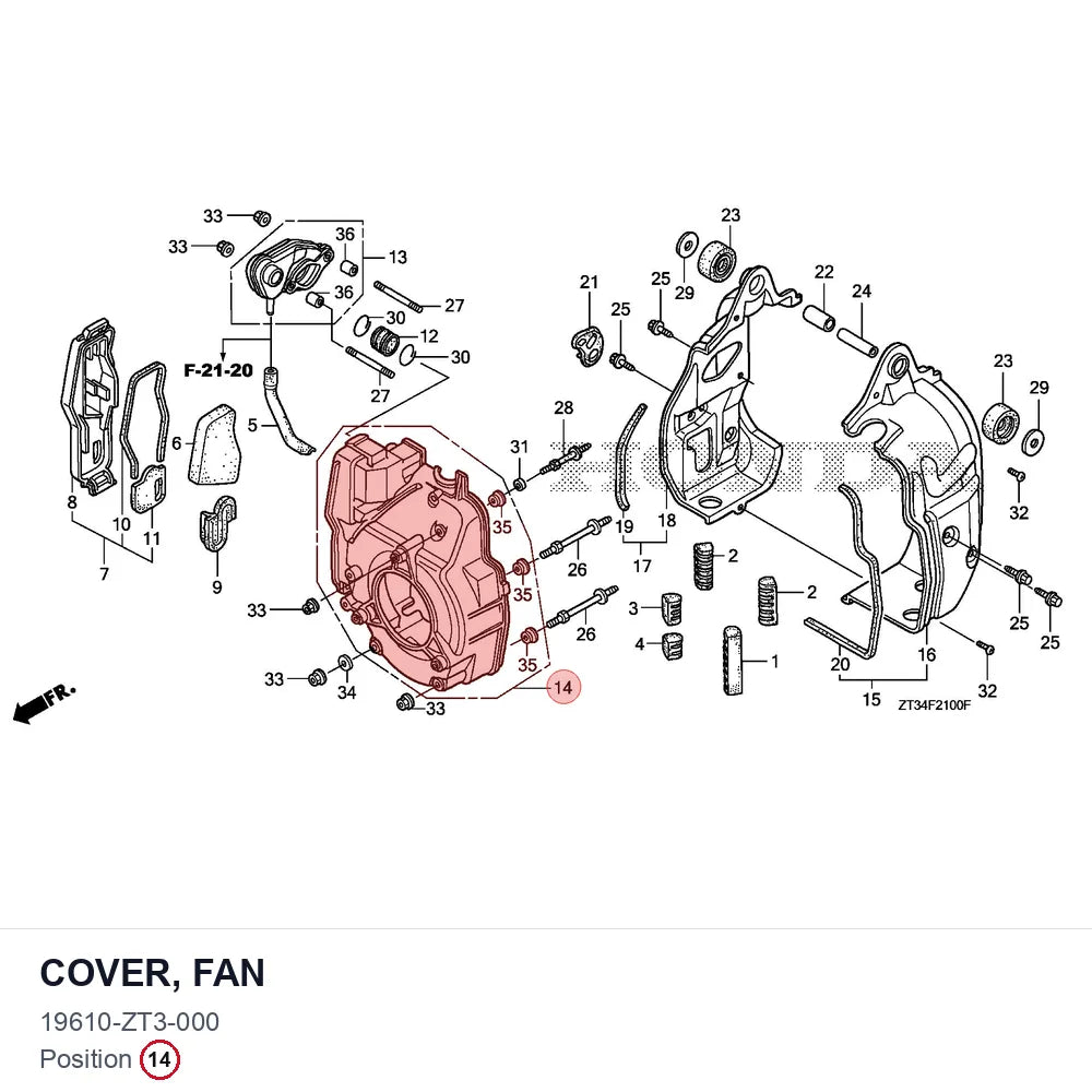 COVER, FAN