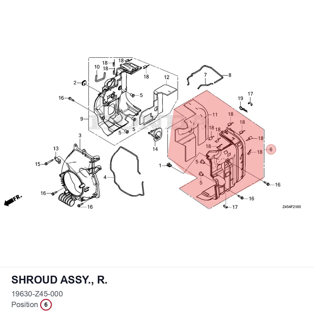 SHROUD ASSY., R.