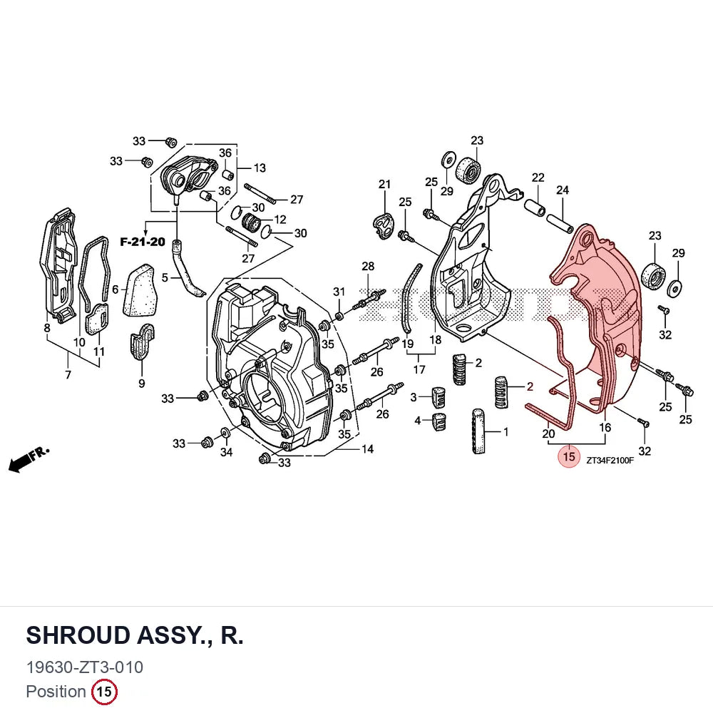 SHROUD ASSY., R.