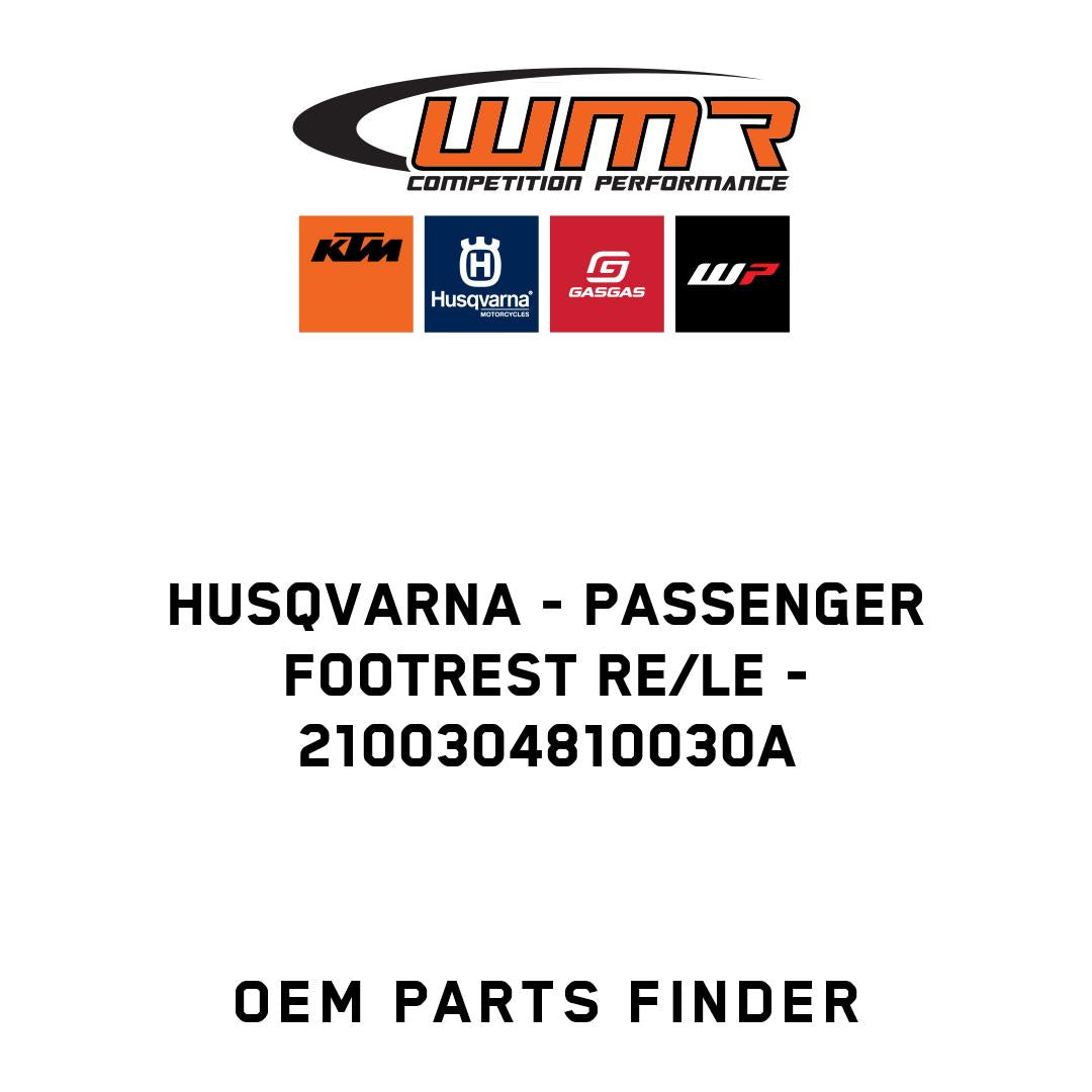 Passenger footrest re/le