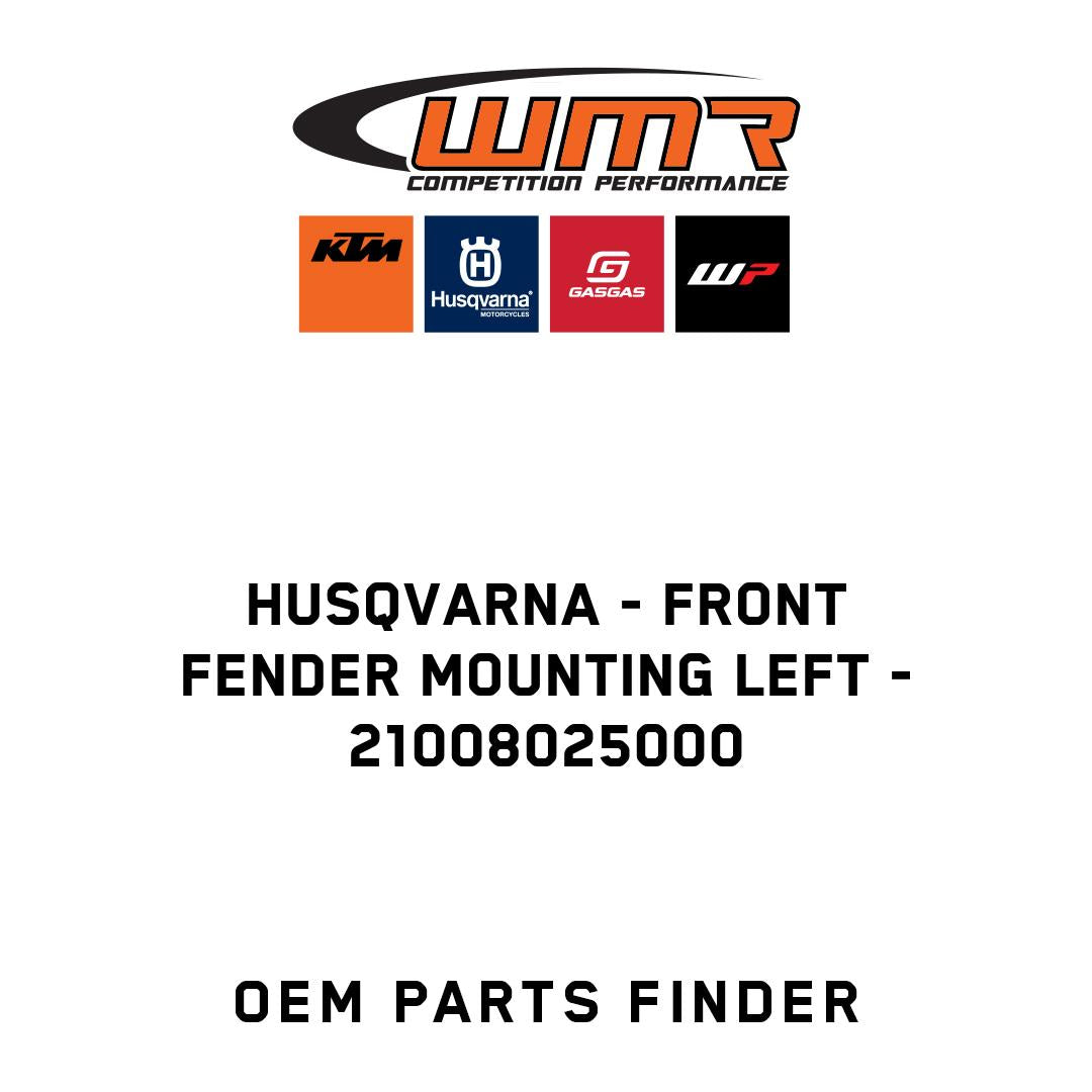 front fender mounting left