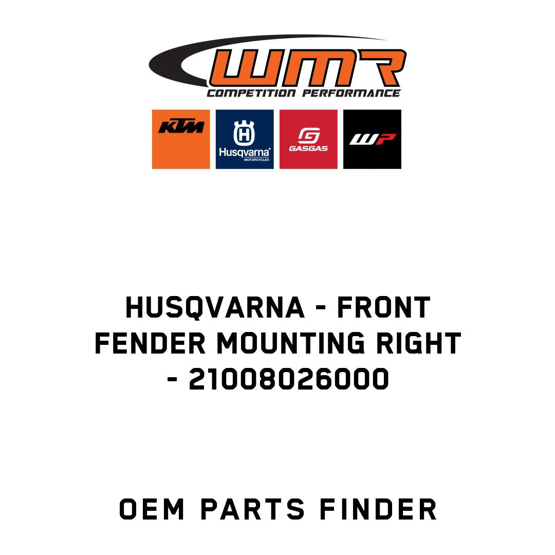 front fender mounting right