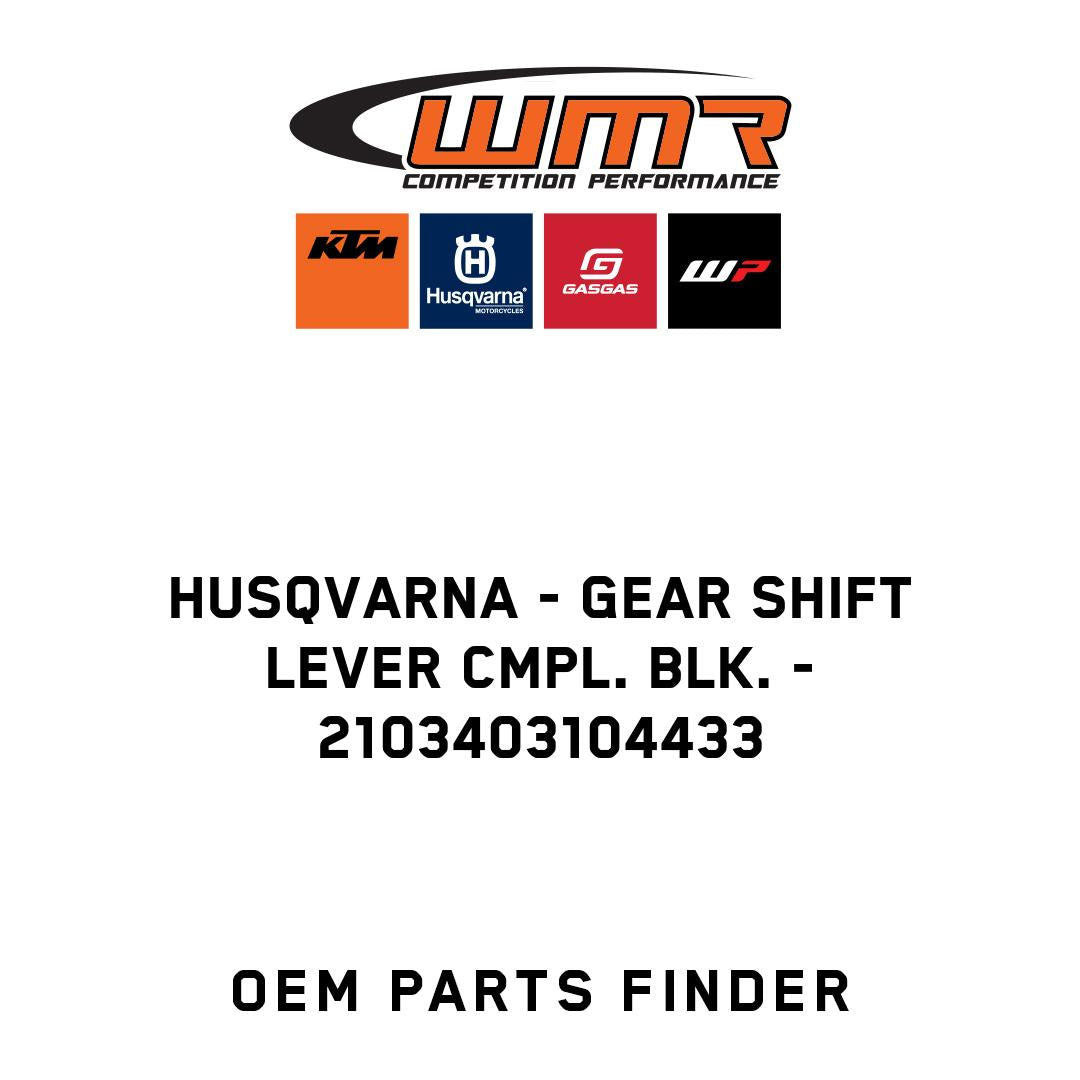 Gear shift lever cmpl. blk.