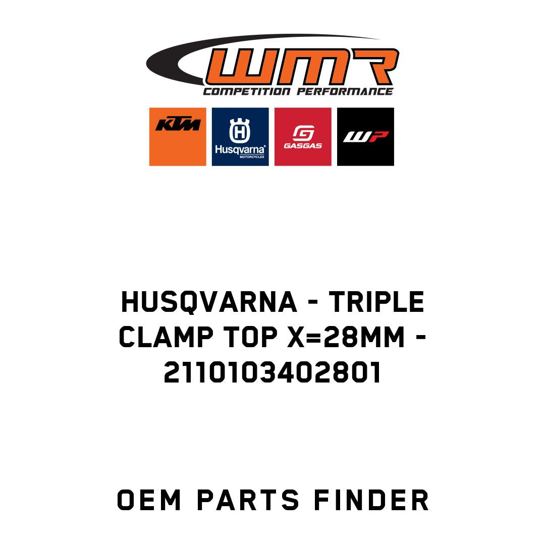 Triple clamp top X=28mm