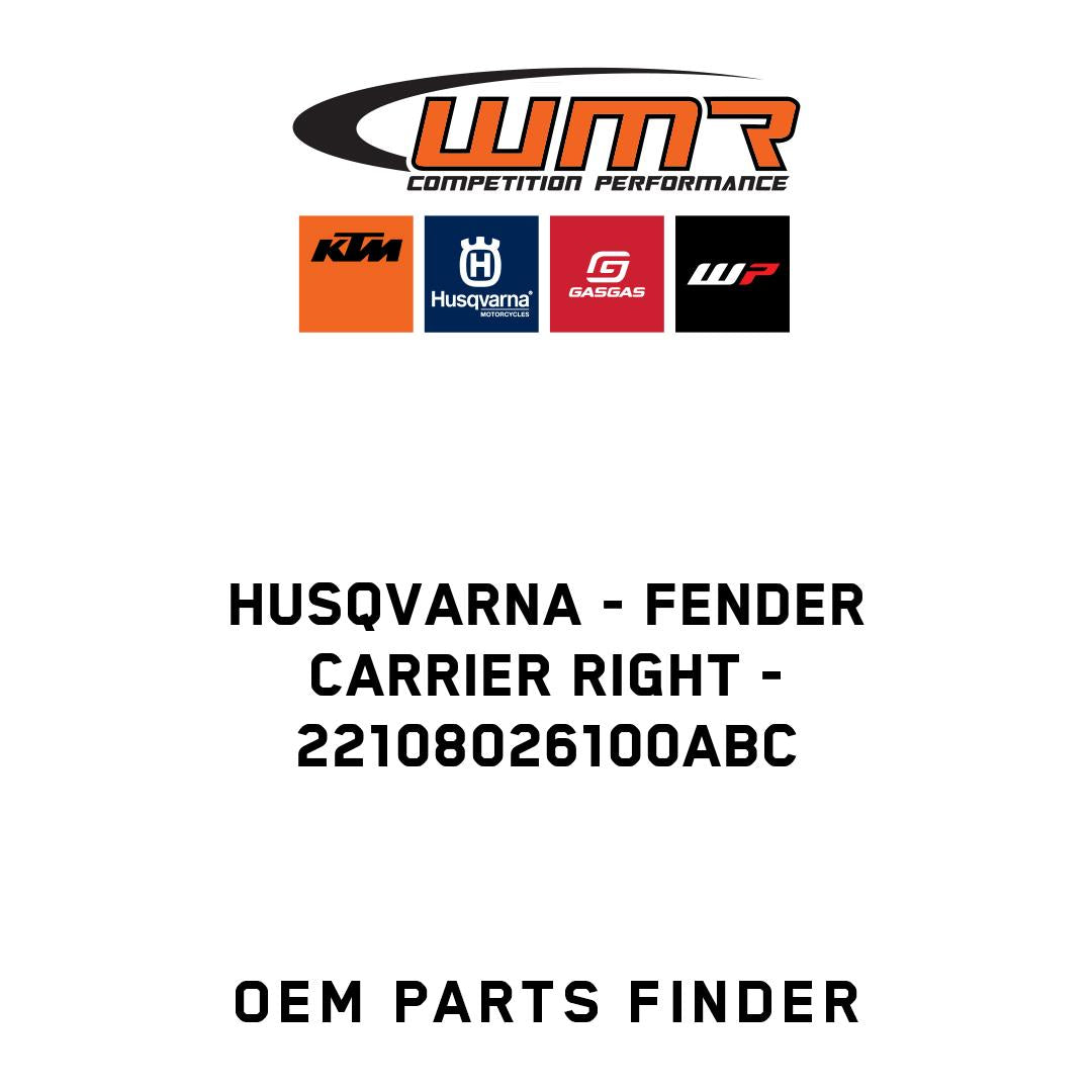 Fender carrier right