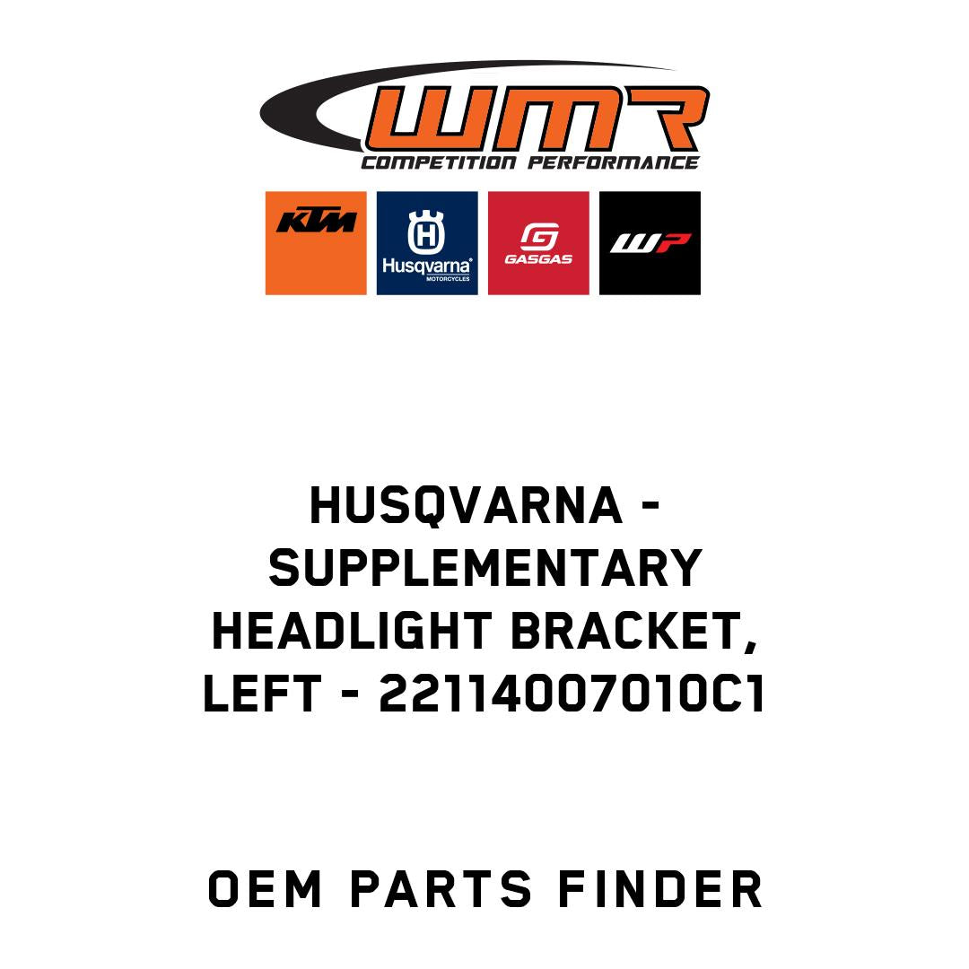 Supplementary headlight bracket, left