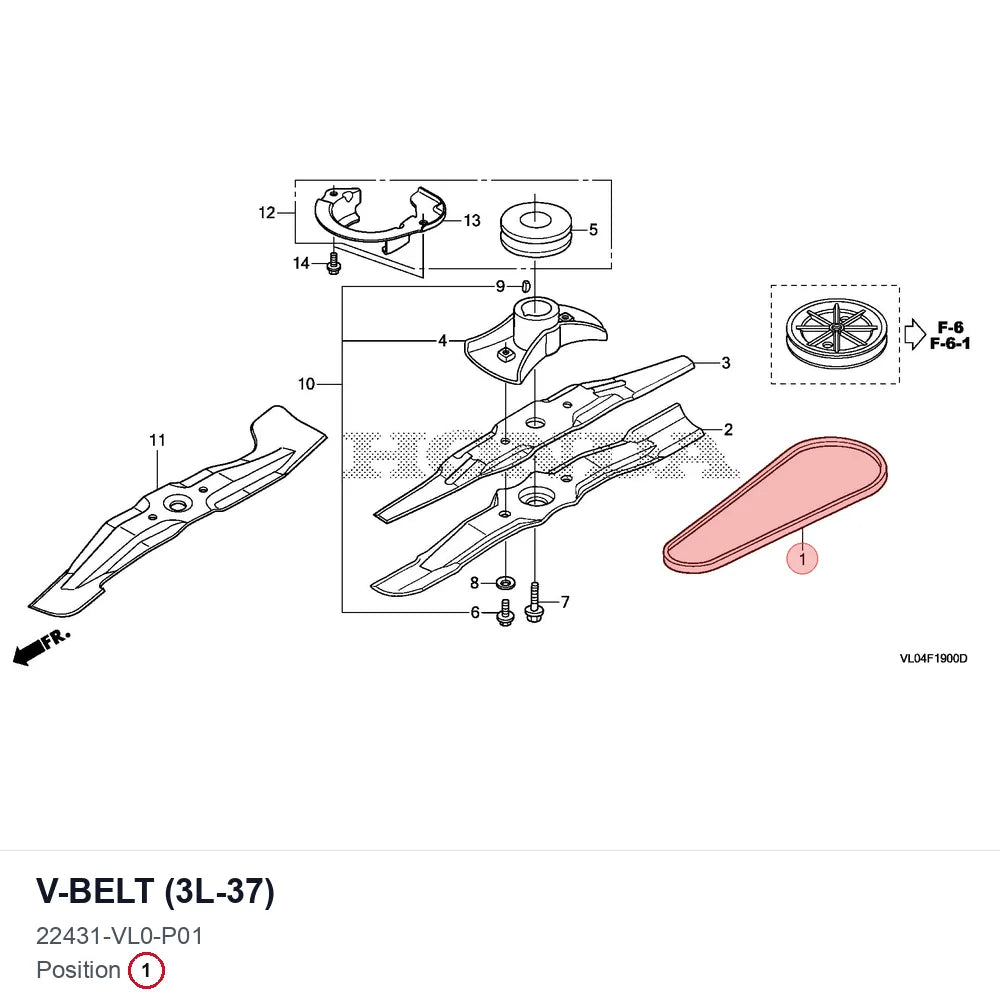 V-BELT (3L-37)