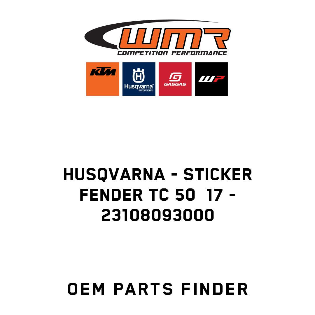 Sticker fender TC 50  17