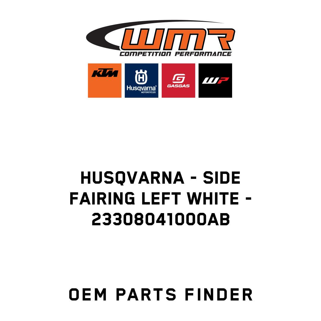Side fairing left white