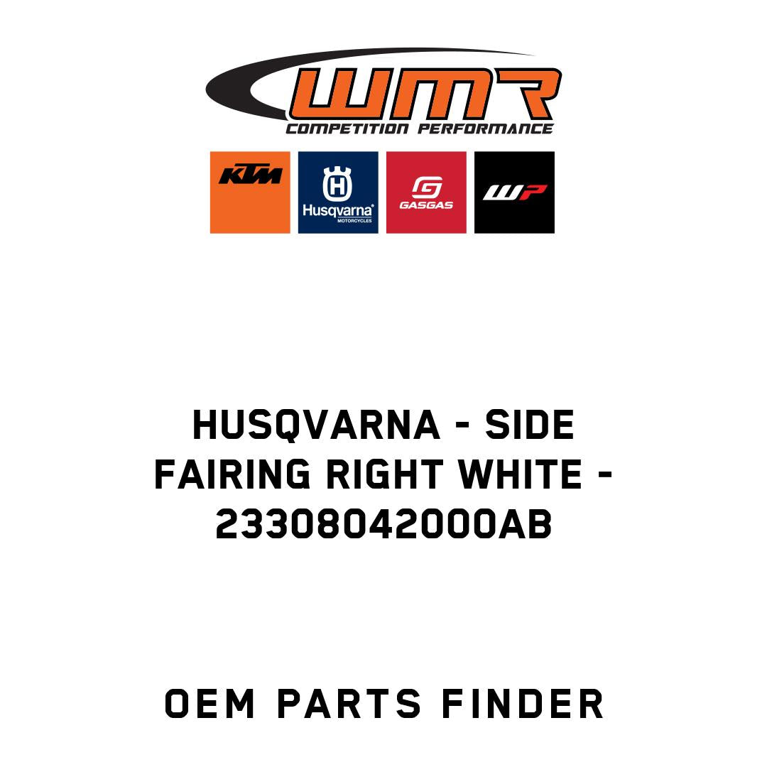 Side fairing right white